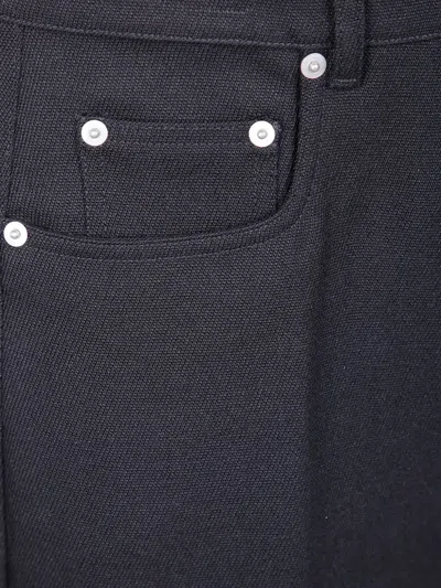 Rick Owens Bolan Bootcut Belt Loop Five Pocket Trousers In Black
