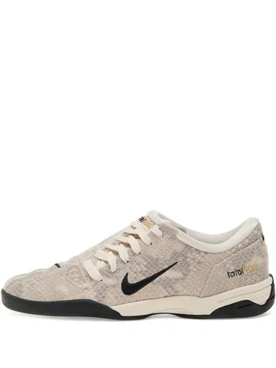 Nike T90 Se Snake-effect Leather Sneakers In Neutral