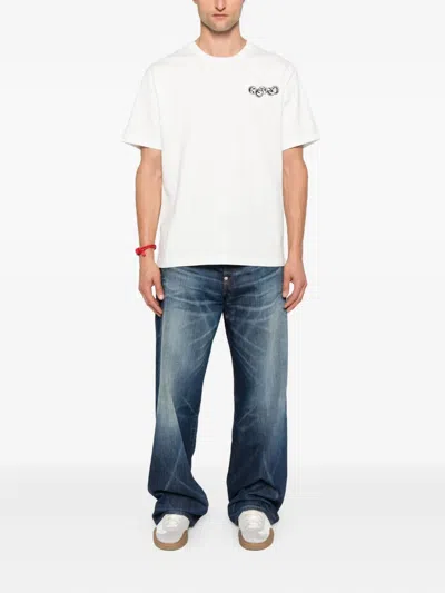 Kenzo Logo Print T-shirt In White