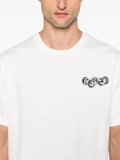 Kenzo Logo Print T-shirt In White