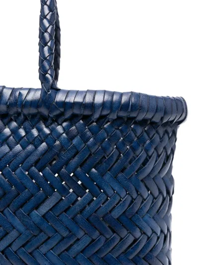 Dragon Diffusion Woven Tote Bag Top Handles In Blue