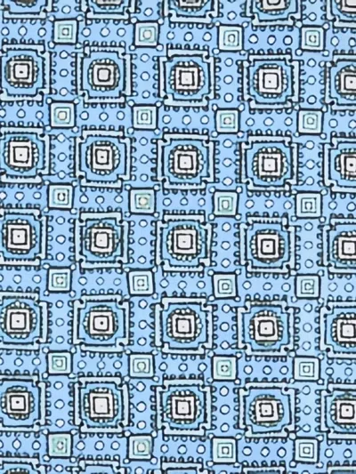 Orlebar Brown Bulldog Solstice Geometric-pattern Swim Shorts In Gray