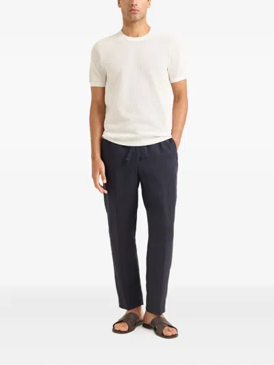 Orlebar Brown Textured-knit T-shirt In White