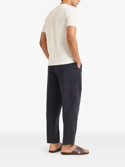 Orlebar Brown Textured-knit T-shirt In White