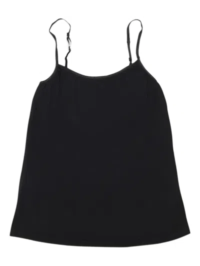 Callipygian Spaghetti-strap Top In Black