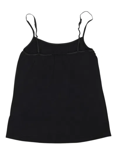 Callipygian Spaghetti-strap Top In Black