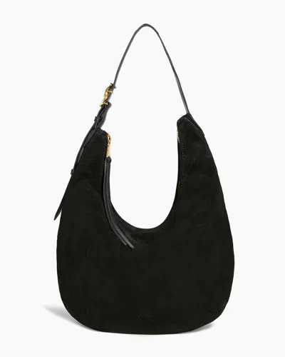 Aimee Kestenberg Large Unity Suede Hobo Bag In Black