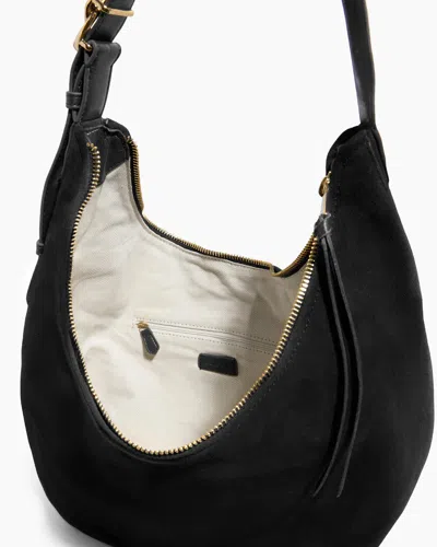 Aimee Kestenberg Large Unity Suede Hobo Bag In Black