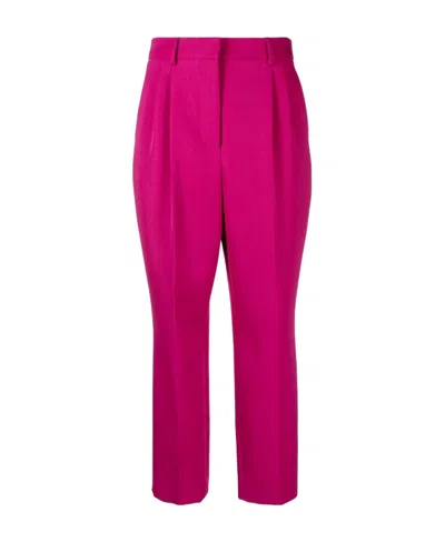 Lanvin Straight-leg Palazzo Trousers In Gray