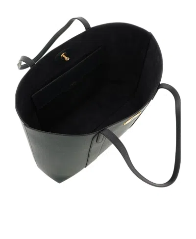Mulberry Bayswater Twist-lock Small Tote Bag In Black