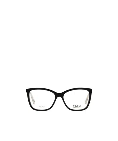 Chloé Tortoiseshell Square-frame Glasses In Blue