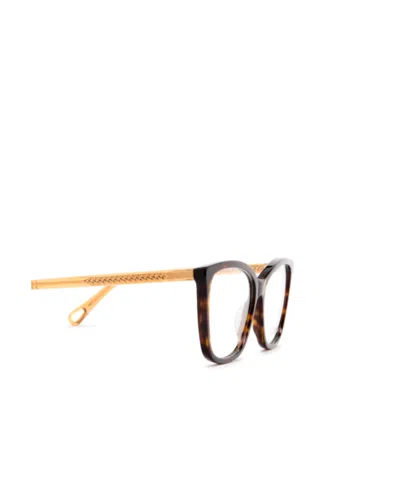 Chloé Tortoiseshell Square-frame Glasses In Brown