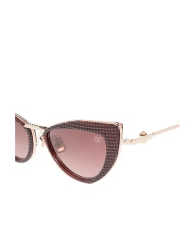 Valentino Eyewear Cat-eye Sunglasses In Brown