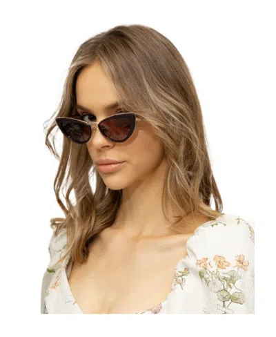 Valentino Eyewear Cat-eye Sunglasses In Brown