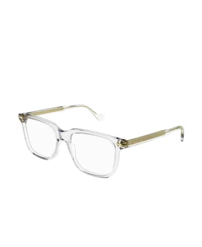 Gucci Eyewear Rectangular Frame Glasses In White