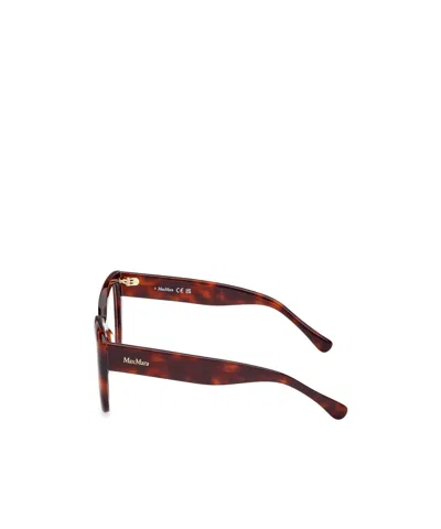 Max Mara Logo Flat Mirror In Red