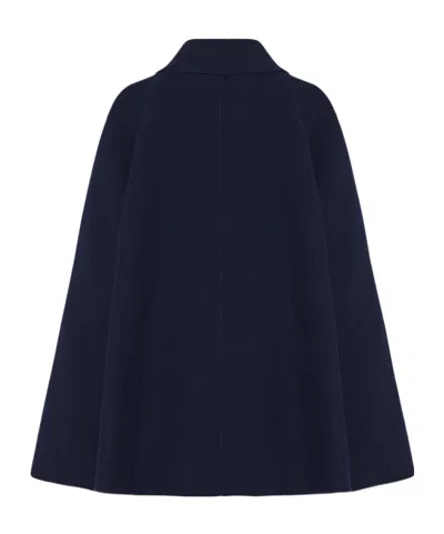 The Row Remie Cashmere Coat In Blue