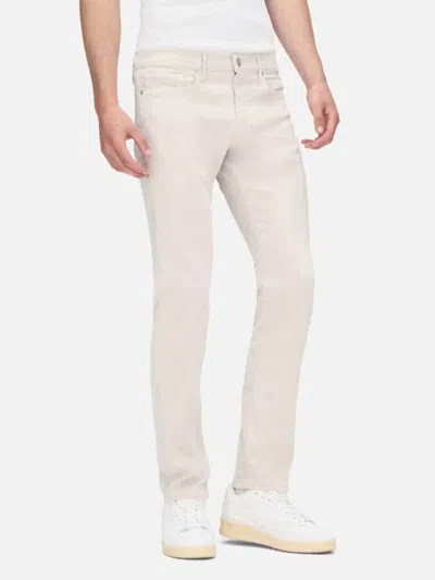 Frame Straight Leg Jeans In Neutrals