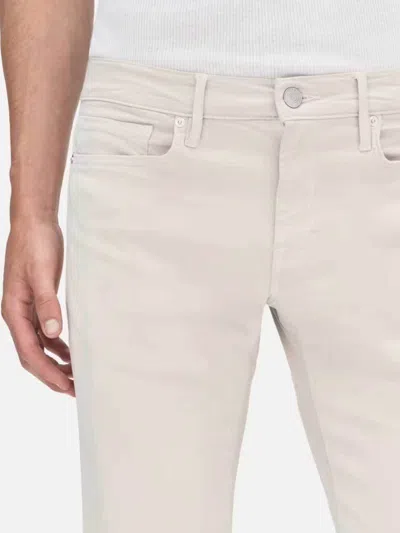 Frame Straight Leg Jeans In Neutrals