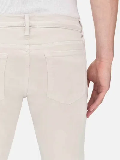 Frame Straight Leg Jeans In Neutrals