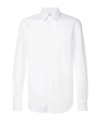 Aspesi Box Cut Cotton Poplin Shirt In White
