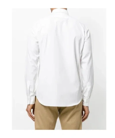 Aspesi Box Cut Cotton Poplin Shirt In White