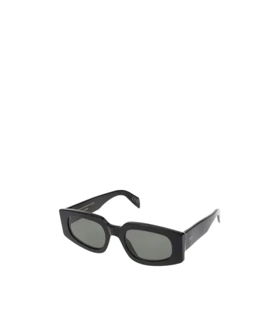 Retrosuperfuture Rectangle-frame Tinted Sunglasses In Black