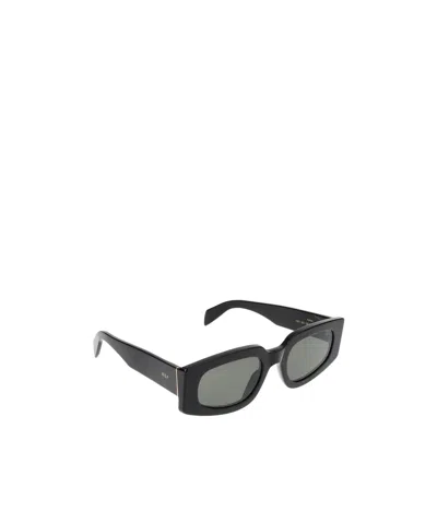 Retrosuperfuture Rectangle-frame Tinted Sunglasses In Black