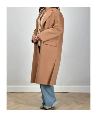 Aspesi Wool Coat In Brown