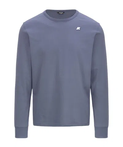 K-way Elmer Js Peach In Blue