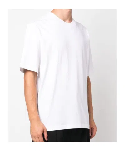 Studio Nicholson White Cotton Piu Over Shirt In White