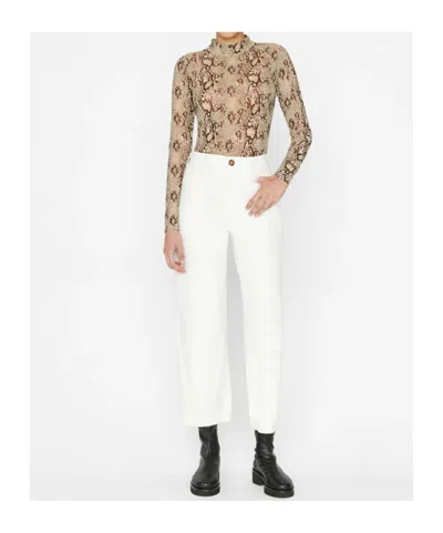 Frame Side Pocket Trousers In White