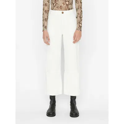 Frame Side Pocket Trousers In White