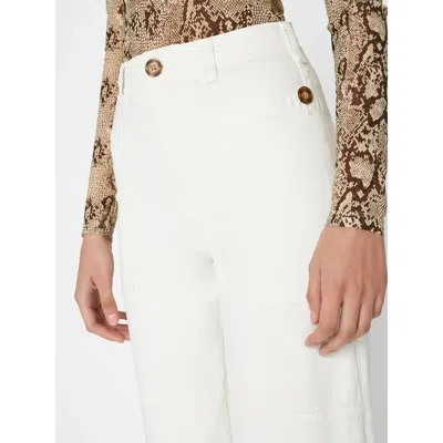 Frame Side Pocket Trousers In White