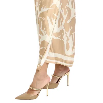 Ottod'ame Printed Skirt In Neutral