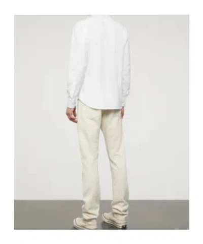Aspesi Box Cut Cotton Poplin Shirt In White