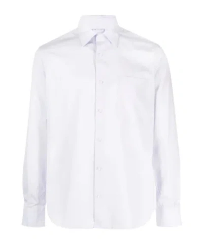 Aspesi Box Cut Cotton Poplin Shirt In White