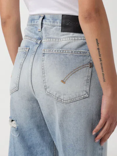 Dondup Elysee Distressed Jeans In Blue