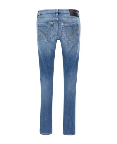 Dondup Five-pocket Denim Trousers In Blue