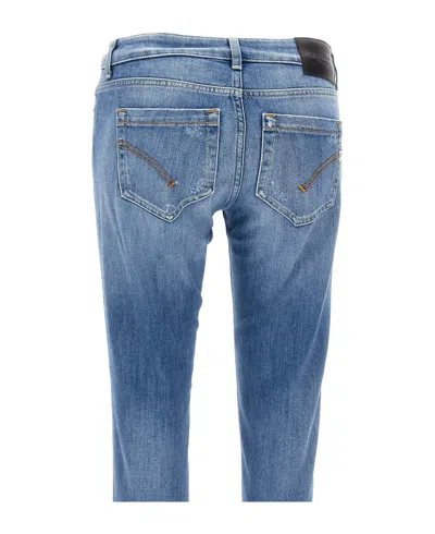 Dondup Five-pocket Denim Trousers In Blue