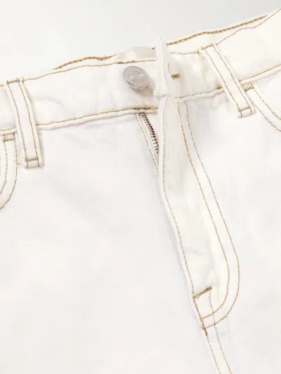 Frame High Rise Le Palazzo Crop Jean In Au Natural Clean Raw After In White