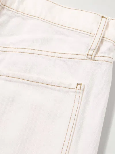 Frame High Rise Le Palazzo Crop Jean In Au Natural Clean Raw After In White