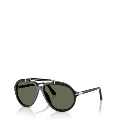 Persol Square Frame Sunglasses In Black