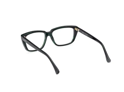 Max Mara Rectangle Frame Glasses In Black