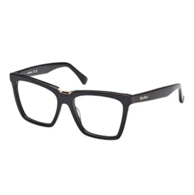Max Mara Rectangle Frame Glasses In Black