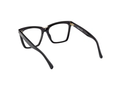 Max Mara Rectangle Frame Glasses In Black