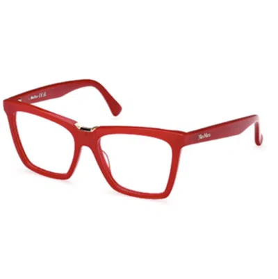 Max Mara Full Frame Plain Mirror In Red