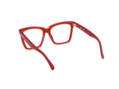 Max Mara Full Frame Plain Mirror In Red