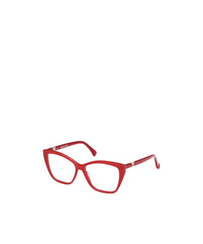 Max Mara Full Frame Plain Mirror In Red
