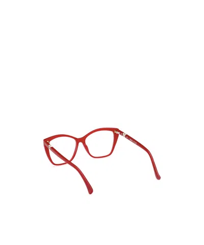 Max Mara Full Frame Plain Mirror In Red